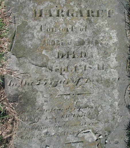 Margaret Howden tombstone